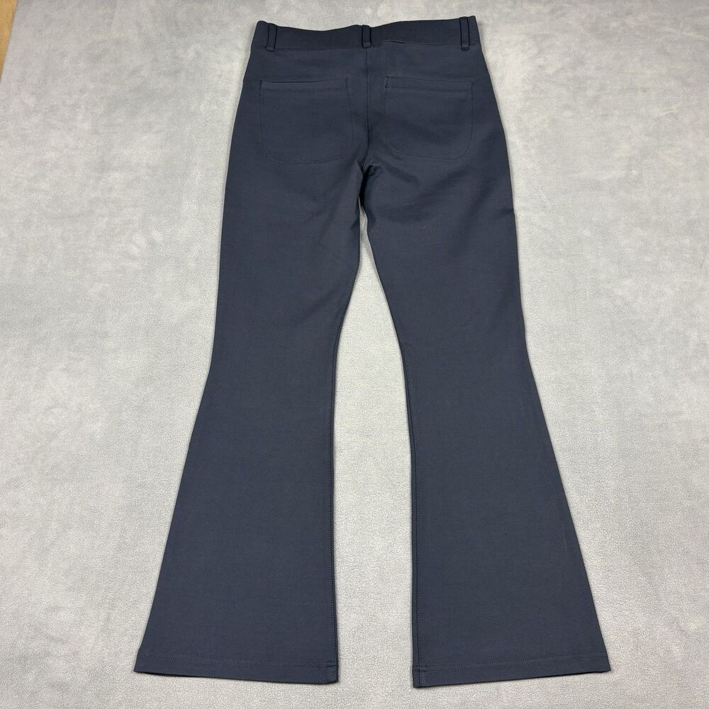 Betabrand Dress Pant Yoga Pants Size MP Medium Petite Navy Blue Bootcut Stretch - Picture 3 of 9